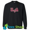 A of U Font Sweatshirt
