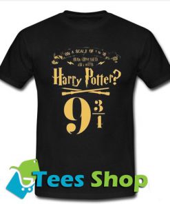 An A Scale Of 1 to 10 How Obsessed Am I With Harry Potter T Shirt