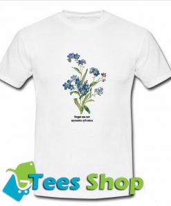 Forget Me Not Myosotis Sylvatica T shirt