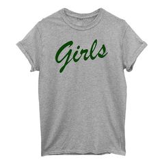 Girls Green Letters Tshirt