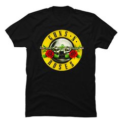 Guns and Roses Logo Tshirt