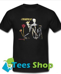 Nirvana Rose Skull T-Shirt