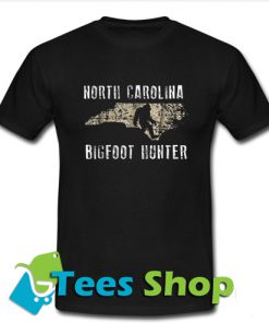 North Carolina Bigfoot And Hunter T-Shirt