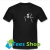 Skeleton pocket print T-Shirt