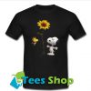 Snoopy and Woodstock sunflower T-Shirt