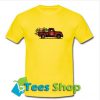 red truck in yellow Tshirt