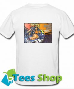 Comic Anime Back T-Shirt