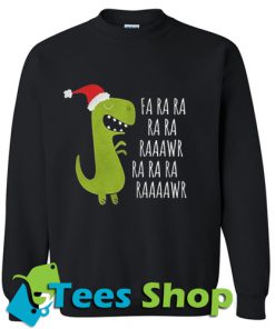 Funny Dinosaur Christmas Trex Xmas Sweatshirt