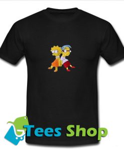 Lisa Simpson and Milhouse Cute T-Shirt