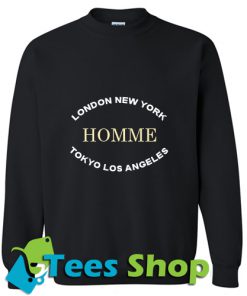 London New York Tokyo Los Angeles Homme Sweatshirt