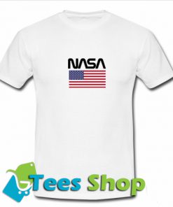 Nasa Usa Flag T-shirt