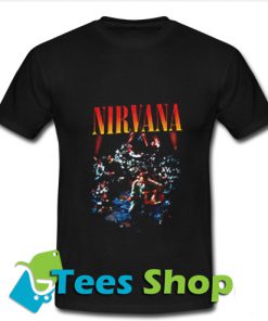 Nirvana Live Concert Photo T-Shirt