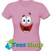 Patrick Face SpongebobT-Shirt