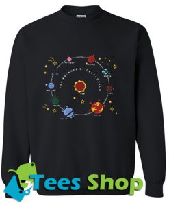 Planets Solar System and Stars Sweatshirt