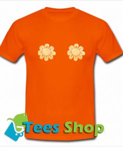 Sun Flower Orange T Shirt