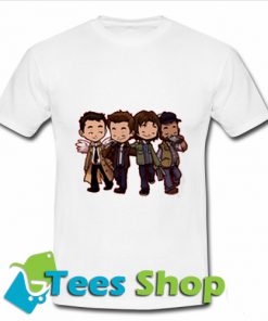 Supernatural Characters Cartoon T Shirt