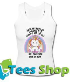 Back The Fuck Uo Sprinkle Tank Top