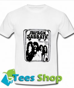 Black Sabbath World Tour 1973 T-shirt