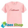 California Text T Shirt