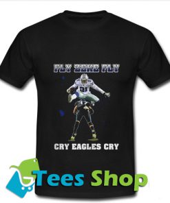 Dallas Cowboys Fly Zeke Fly Philadelphia Eagles Cry Eagles cry T-Shirt