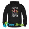 Flossing Through The Snow Christmas Hoodie