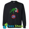 Grinch Hand Ornament US Postal Service Christmas Sweatshirt