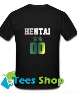 Hentai 00 Japanese Back T Shirt
