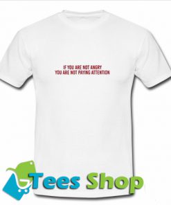 If You Are Not Angry You Are Not Paying Attention T-Shirt