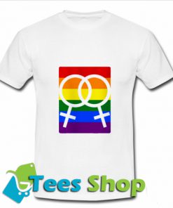 Lesbian Pride Rainbow T Shirt