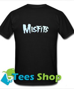 Misfits Font Back T Shirt