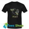 Peace Imagine Dragonfly T Shirt