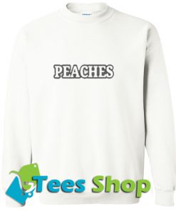 Peaches Font Sweatshirt