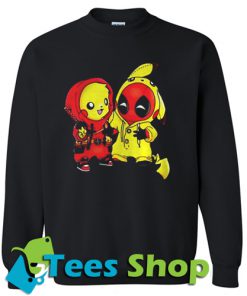 Pikachu-Deadpool Sweatshirt