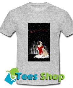 Pug Is Watching The Snow T Shirt