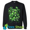 Skull Green Sweatshirt