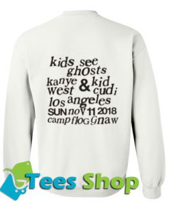 Kids See Ghosts Kanye & Kid back Sweatshirt