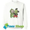 Mickey Mouse and Grinch are best friends Sweatshirt