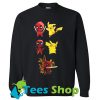 Pikachu fusion deadpool pikapool Sweatshirt