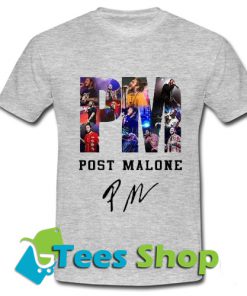 Post Malone Signature T ShirtPost Malone Signature T Shirt