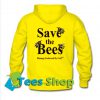 Save The Bees back Hoodie