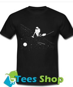 Astronaut Vacuuming Stars T Shirt_SM1