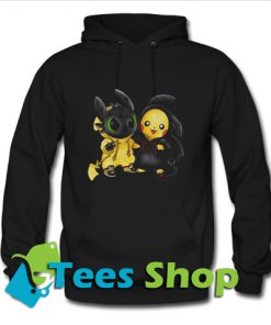 Baby Toothless and Pikachu Hoodie_SM1
