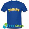 Banana Font T Shirt_SM1