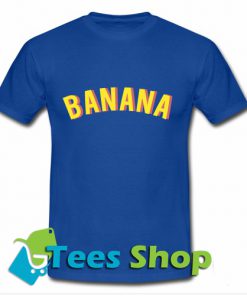 Banana Font T Shirt_SM1