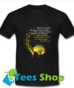 Blessed Are The Gypsies The Makers Of Music The Artists Writers And Vagabonds Beautiful Eyes T Shirt_SM1