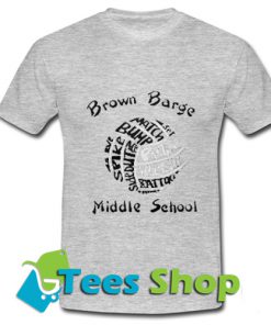 Brown Barge Middle School Panthers volleyball T Shirt_SM1