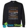 Carpricorn amazing in bed their love Sweatshirt