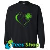 Cat Irish Four leaf clover heart Sweatshirt_SM1