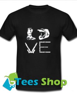 Dirt Bike love Bike T Shirt_SM1