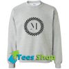 Grey Monogram Sweatshirt_SM1